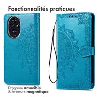 imoshion Etui de télephone Mandala Honor 200 - Turquoise