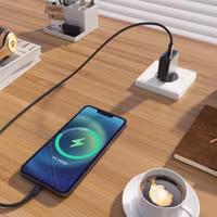 Accezz Chargeur GaN Ultra Slim - USB-C - 20 W - Noir