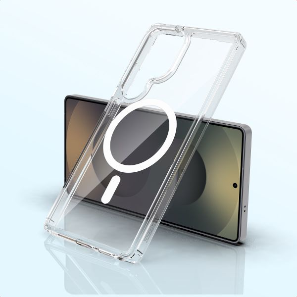 Accezz Coque arrière Xtreme Impact avec MagSafe Samsung Galaxy S25 Ultra - Transparent