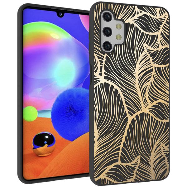 imoshion Coque Design Samsung Galaxy A32 (5G) - Golden Leaves