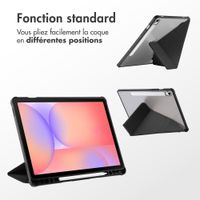 imoshion Coque tablette Origami Samsung Galaxy Tab S9 11.0 pouces / S10 Lite / S10 FE / S9 FE 10.9 pouces - Noir