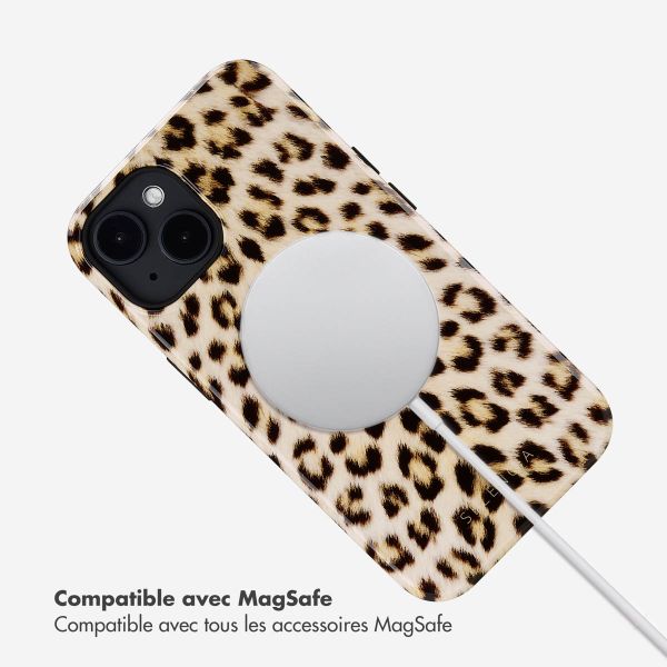 Selencia Coque arrière Vivid avec MagSafe Apple iPhone 14 - Wild Leo