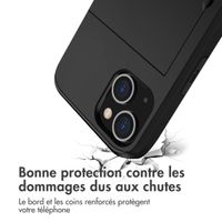 imoshion Coque arrière avec porte-cartes Apple iPhone 13 Mini - Noir