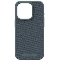 Njorð Collections Coque en tissu MagSafe iPhone 15 Pro - Dark Grey