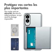imoshion Coque arrière avec porte-cartes Samsung Galaxy S25 Edge - Gris