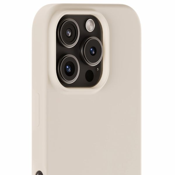 Holdit Coque Silicone iPhone 16 Pro Max - Light Beige