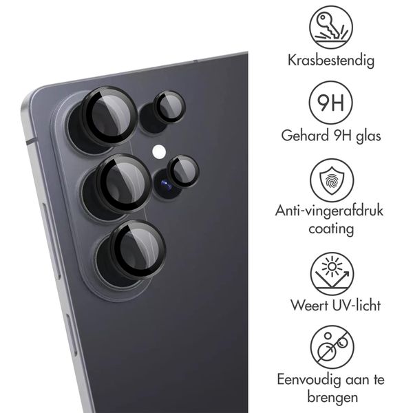 imoshion Lot de 2 protections d'objectif de caméra Samsung Galaxy S26 / S26 Plus - Noir