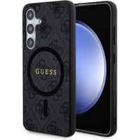 Guess Coque arrière 4G Classic Logo Magnet Samsung Galaxy S24 Plus - Noir