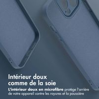 imoshion Coque Couleur avec MagSafe Apple iPhone 14 Pro Max - Bleu foncé