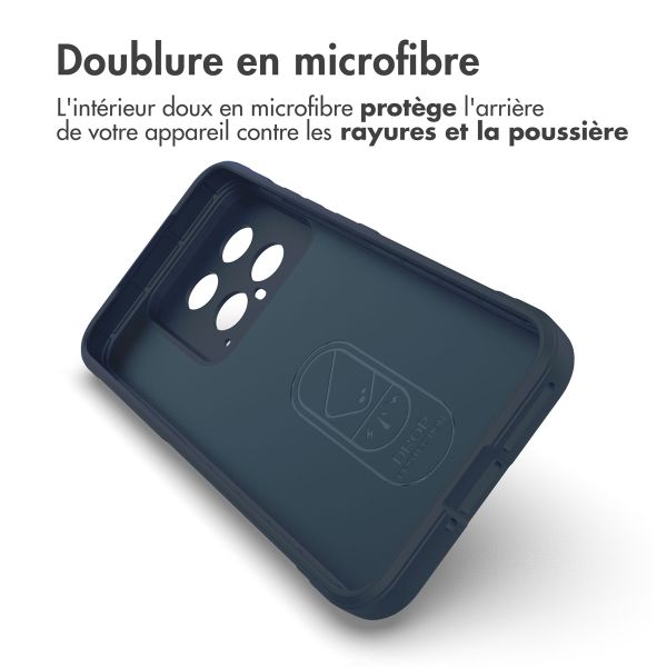 imoshion Coque arrière EasyGrip Xiaomi 14 - Bleu foncé