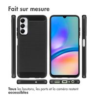 imoshion Coque Brushed Samsung Galaxy A05s - Noir