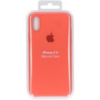 Apple Coque en silicone Apple iPhone Xs / X - Nectarine