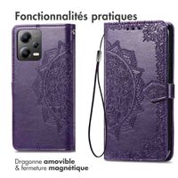 imoshion Etui de téléphone portefeuille Mandala Xiaomi Poco X5 5G - Violet