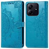 imoshion Etui de téléphone portefeuille Xiaomi Redmi Note 14 5G - Turquoise