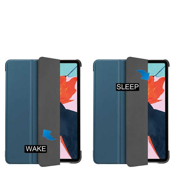 imoshion Coque tablette Trifold Apple iPad Air 11 pouces (2025) M3 / (2024) M2 / Air 5 (2022) / Air 4 (2020) - Vert foncé