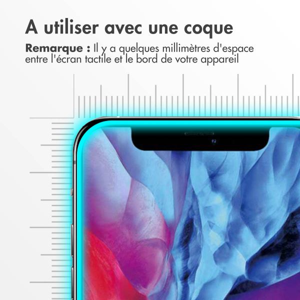 Accezz Protection d'écran en verre trempé Apple iPhone 12 Pro Max