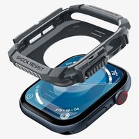Spigen Coque Rugged Armor™ Apple Watch Series 10 / 11 - 46 mm - Gris Foncé