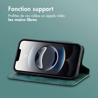 imoshion Étui de téléphone portefeuille Slim Apple iPhone 16e - Vert