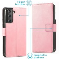 imoshion Étui de télephone portefeuille de luxe Samsung Galaxy S21 - Rose