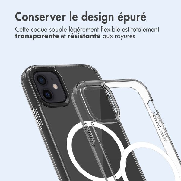 imoshion Coque arrière de protection avec MagSafe iPhone 12 Mini - Transparent