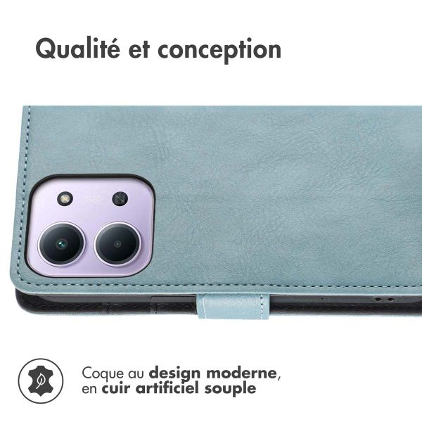 imoshion Étui de télephone portefeuille Xiaomi Redmi 15C (5G) - Bleu clair