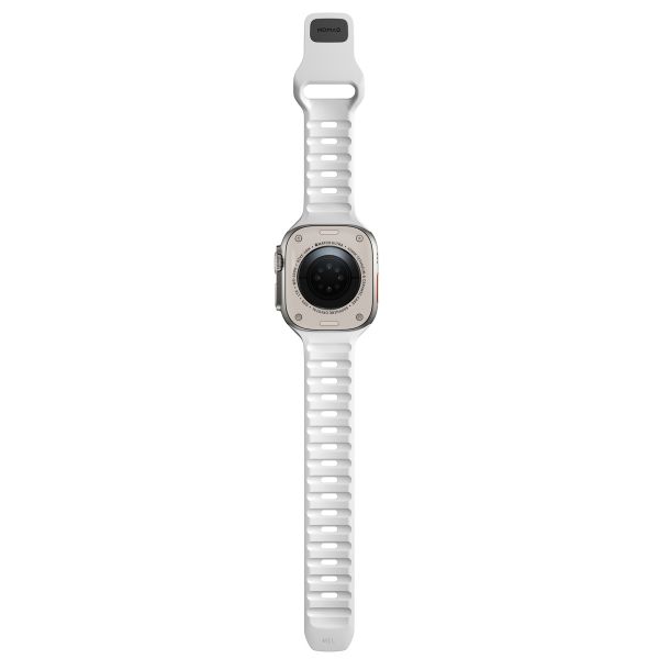 Nomad Bracelet Sport FKM Apple Watch Series 1 á 10 / SE / Ultra (2) (44/45/46/49 mm) - Blanc