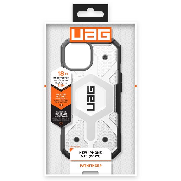 UAG Coque Pathfinder MagSafe Apple iPhone 15 - Ice Clear