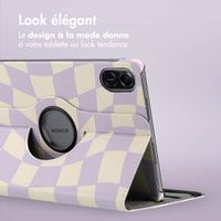 imoshion Coque tablette Design rotatif à 360° Honor Pad X9 - Dancing Cubes