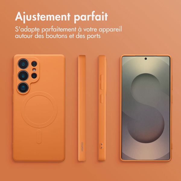 imoshion Coque Couleur avec MagSafe Samsung Galaxy S25 Ultra - Neon Orange