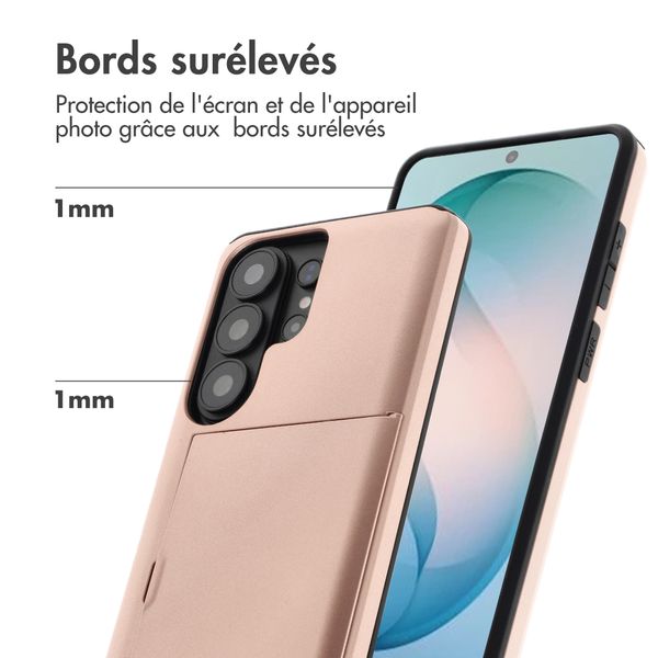imoshion Coque arrière avec porte-cartes Samsung Galaxy S26 Ultra - Rose Gold