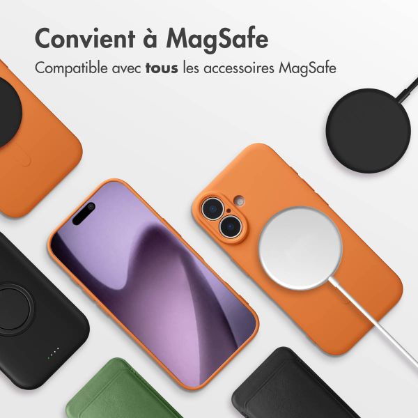 imoshion Coque Couleur avec MagSafe Apple iPhone 17 - Neon Orange