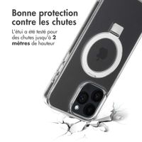 Accezz Coque Ring Stand avec MagSafe Apple iPhone 14 Pro Max - Transparent