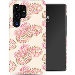 Selencia Coque arrière Vivid avec MagSafe Samsung Galaxy S25 Ultra - Paisley Blush