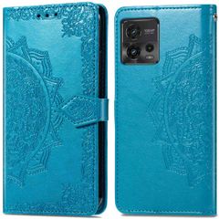 imoshion Etui de téléphone portefeuille Mandala Motorola Moto G72 - Turquoise