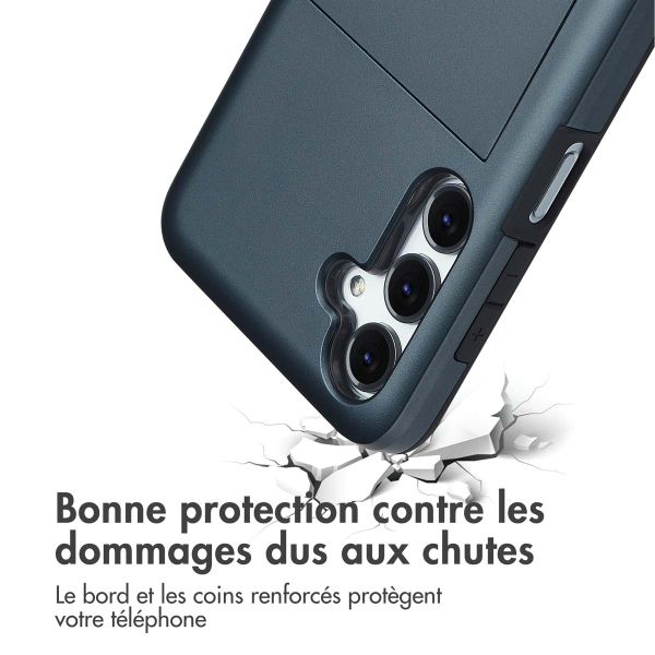 imoshion Coque arrière avec porte-cartes Samsung Galaxy A16 - Bleu foncé