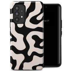 Selencia Coque arrière Vivid Tough Samsung Galaxy A53 - Art Wave Black