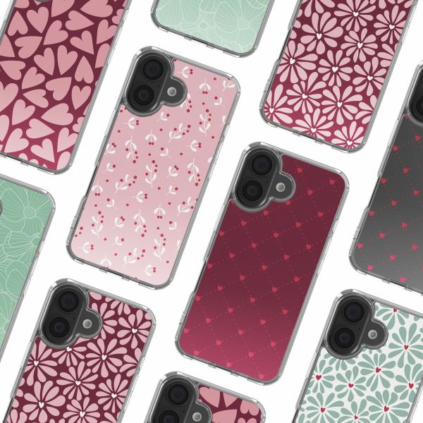 imoshion Coque Design Apple iPhone 16 - Berries Blush