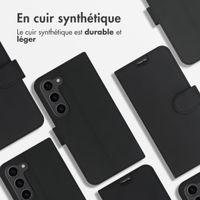 Accezz Étui de télephone Wallet Samsung Galaxy S23 - Noir