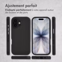 Accezz Coque Tough avec MagSafe Apple iPhone 17 - Noir