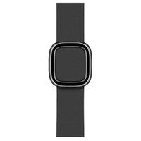 Apple Leather Band Modern Buckle Apple Watch Series 1 á 9 / SE (38/40/41 mm) | Series 10 (42 mm) - Taille S - Noir