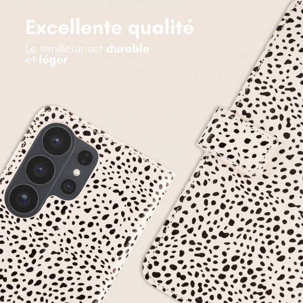 imoshion Étui de télephone portefeuille Design Samsung Galaxy S26 Ultra - Desert Dots