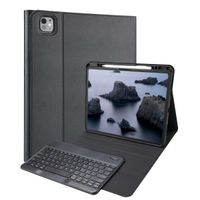 Accezz Étui de tablette portefeuille Bluetooth Clavier AZERTY iPad Pro 13 (2025) M5 / (2024) M4 - Noir
