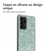 imoshion Coque Design Samsung Galaxy A52(s) (5G/4G) - Leaves Line-Art