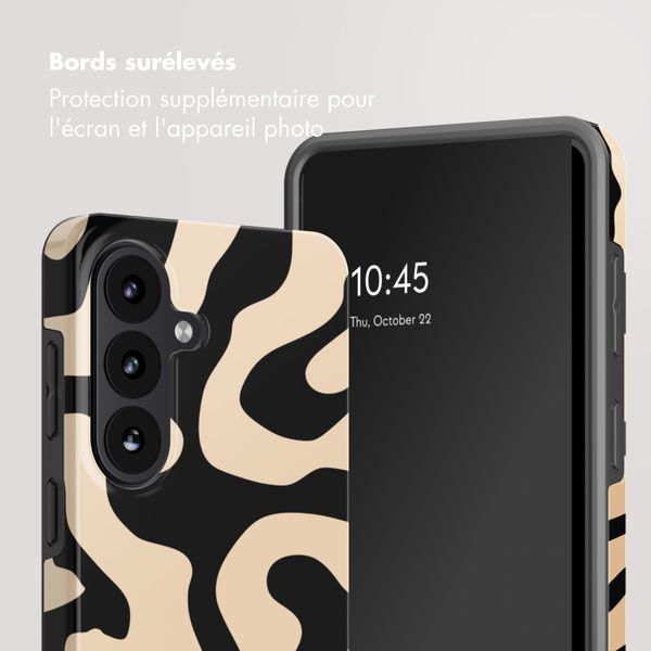 Selencia Coque arrière Vivid Samsung Galaxy S26 - Art Wave Black