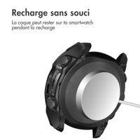 imoshion Coque rigide à couverture complète Garmin Fenix 8 - 47 mm - Noir