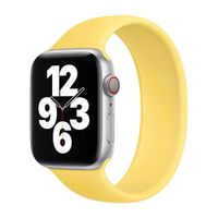 Apple Bracelet Boucle unique en Silicone Apple Watch | 44/45/46/49 mm - Taille 8 - Ginger