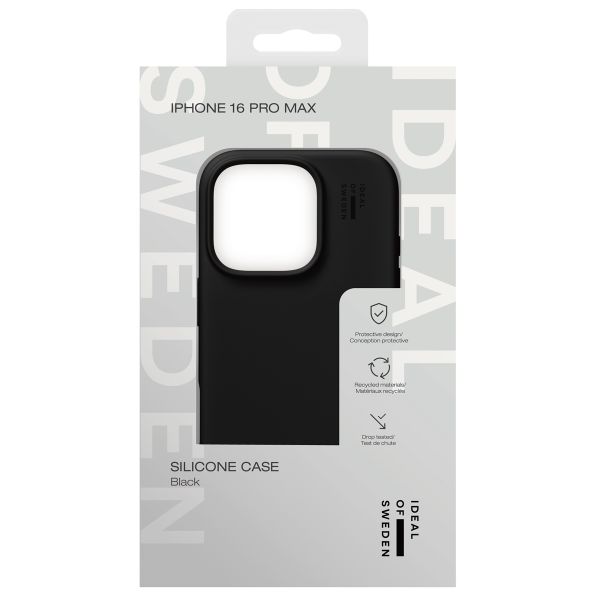 iDeal of Sweden Coque Silicone Apple iPhone 16 Pro Max - Black