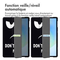 imoshion Coque tablette Trifold Honor Pad X9 - Don't touch