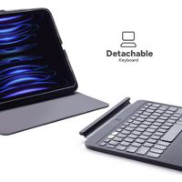 ZAGG Coque QWERTY clavier tablette Pro Keys iPad Air 11 pouces (2024) M2 - Noir