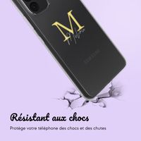 Coque personnalisée avec une lettre Samsung Galaxy A53 - Transparent